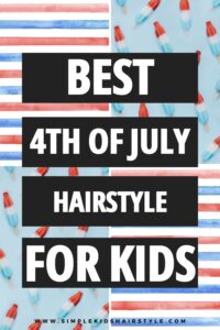 Star Kids Twist Hairstyles for 4th of July