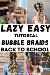 lazy easy hairstyles bubble braids blog cover