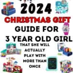 2024 Christmas Gift Guide for 3 Year old girl