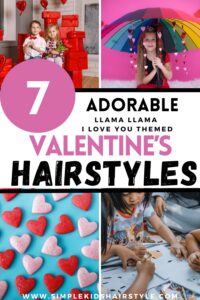 Valentines Hairstyles for Toddlers llama